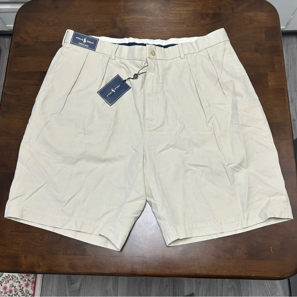 NWT Polo Golf Ralph Lauren Fairway Short Men's Khaki Shorts Size 40 - Picture 1 of 11